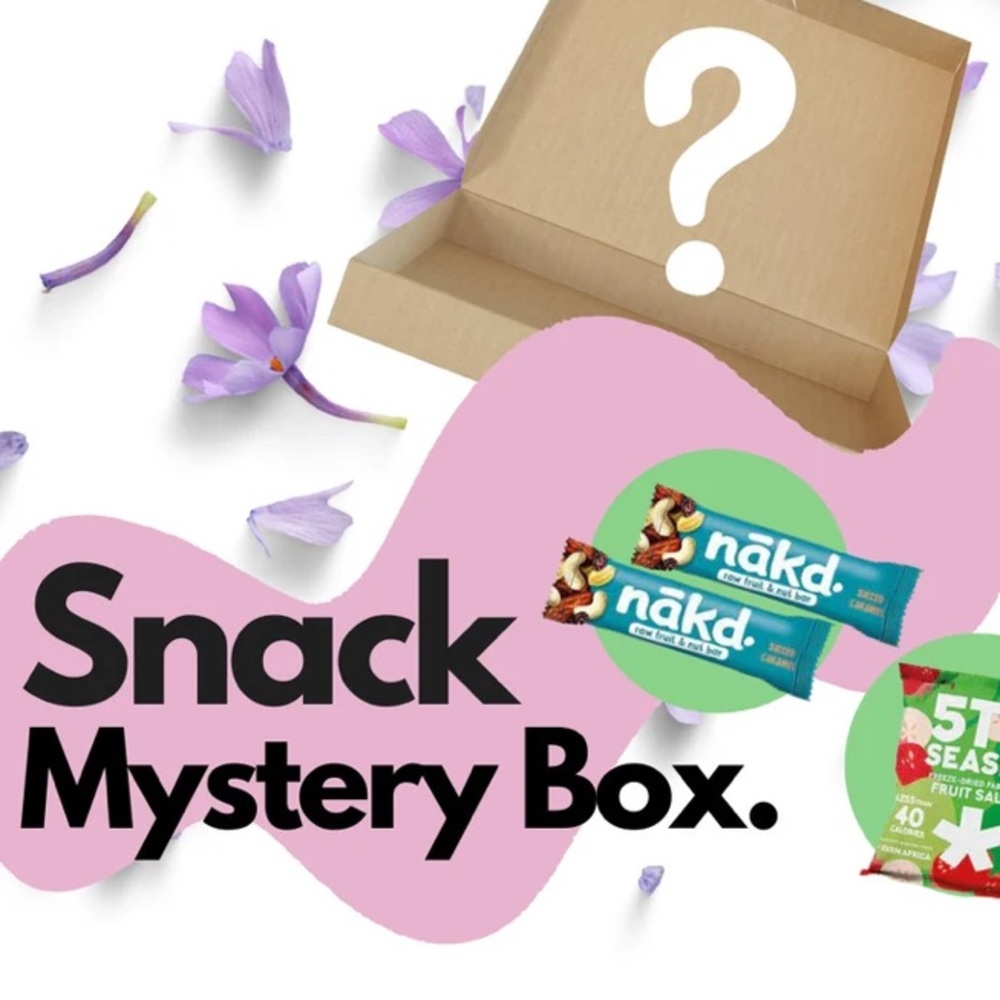 NWT mystery snack box comes with Variety of rare sweets and treats